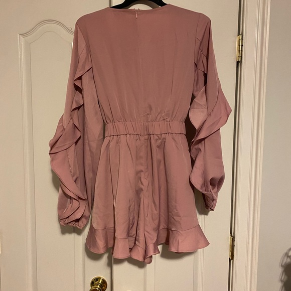 Topanga solid romper- mauve - Picture 4 of 4